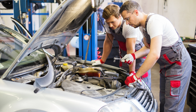 Fixing an Engine Oil Leak 