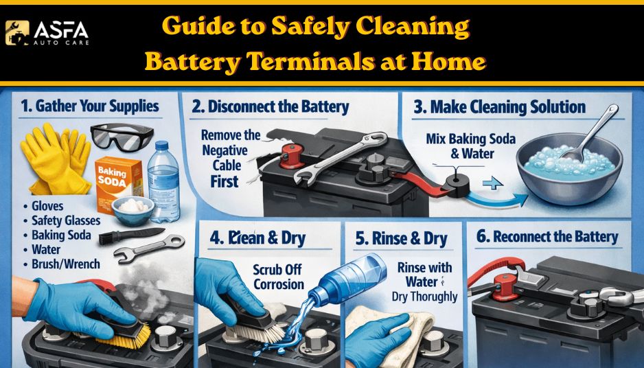 Guide to Safely Cleaning Battery Terminals at Home
